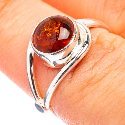 Baltic Amber Ring Size 7.5 (925 Sterling Silver) R142775