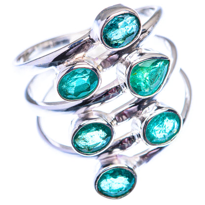 Zambian Emerald 925 Sterling Silver Ring Size 8.75 (925 Sterling Silver) RING140319