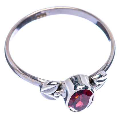 Garnet Dainty Ring Size 9 (925 Sterling Silver) R145400