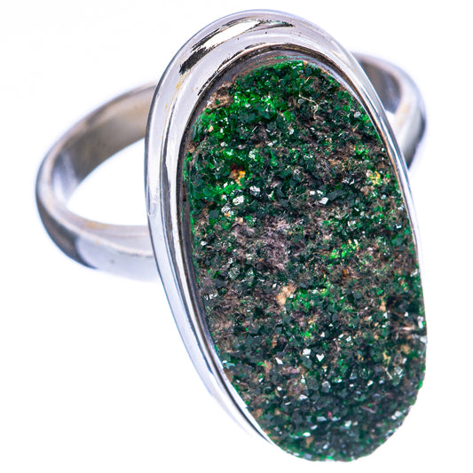 Rare Uvarovite Garnet Ring Size 9.5 (925 Sterling Silver) R2135