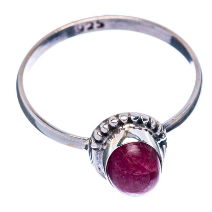 Pink Tourmaline Dainty Ring Size 6 (925 Sterling Silver) R145439