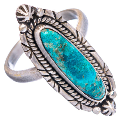 Mohave Turquoise Ring Size 7 Adjustable (.925 Sterling Silver)