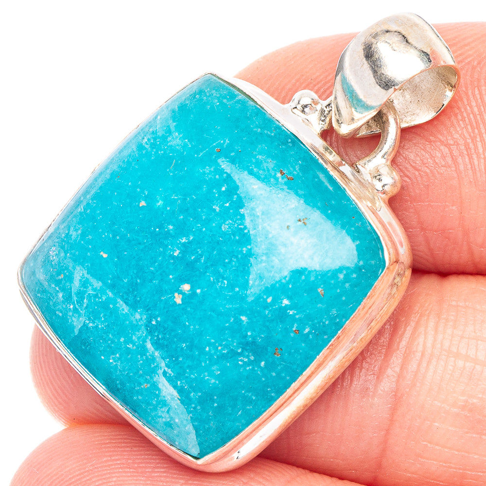 Rare Smithsonite Pendant 1 1/4" (925 Sterling Silver) P43983