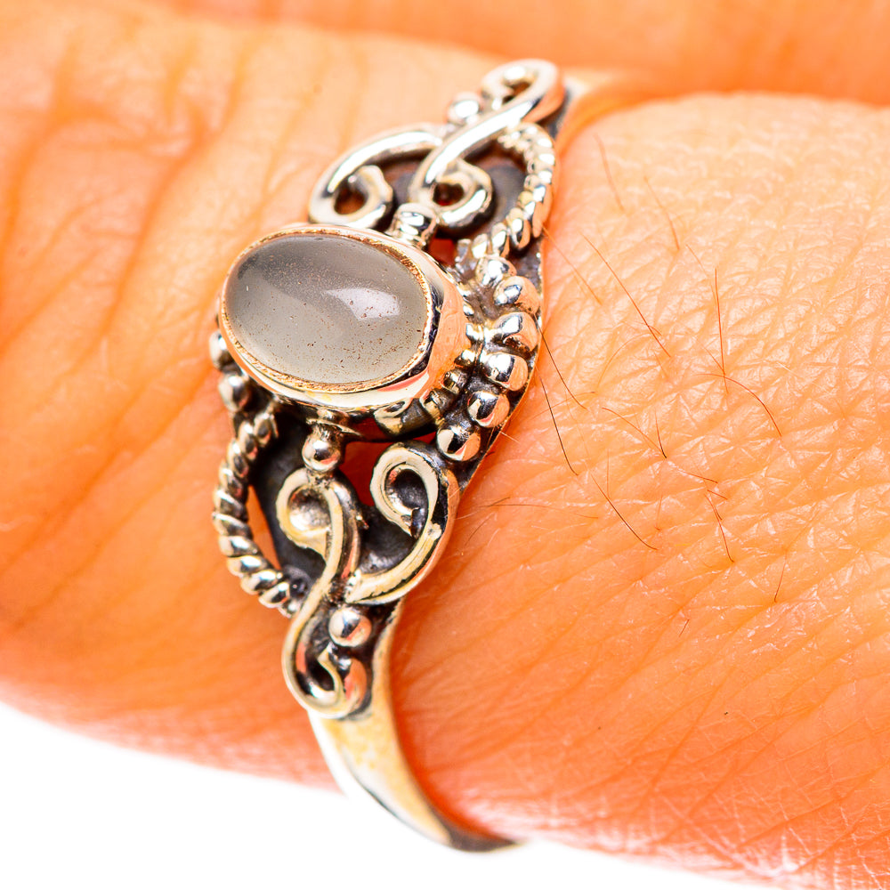Natural Aquamarine Dainty Ring Size 8 (925 Sterling Silver) RING138202