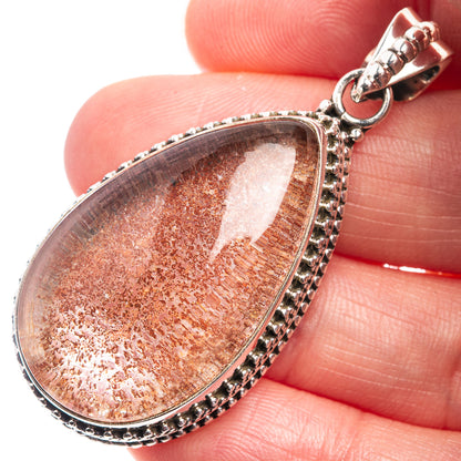 Garden Quartz Pendant 2" (925 Sterling Silver) P38976