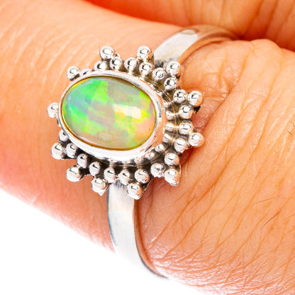 Rare Ethiopian Opal Ring Size 7 (925 Sterling Silver) R146889