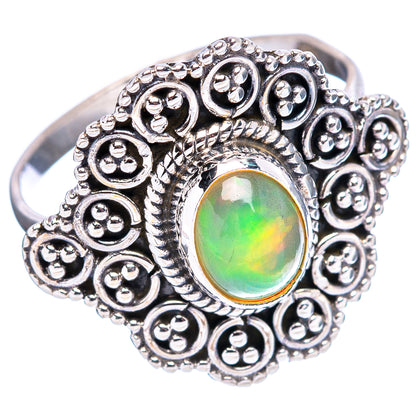 Rare Ethiopian Opal Ring Size 7.75 (.925 Sterling Silver)