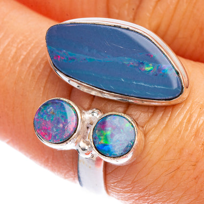 Rare Doublet Opal Ring Size 7 (925 Sterling Silver) R147235