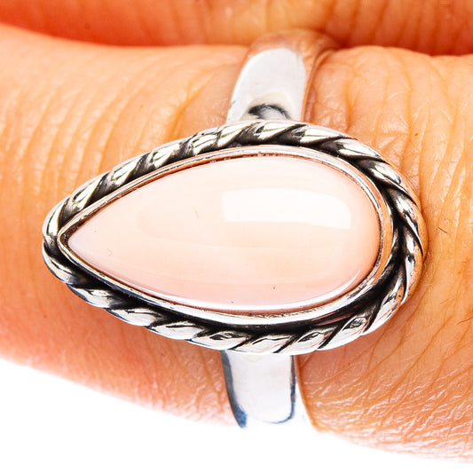 Pink Opal Ring Size 7 (925 Sterling Silver) R5035