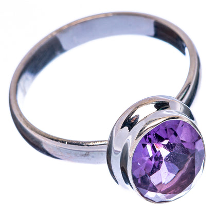 Faceted Amethyst Ring Size 7 (925 Sterling Silver) R146388