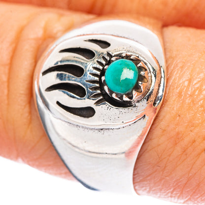 Rare Arizona Turquoise Ring Size 8.5 (925 Sterling Silver) R4513