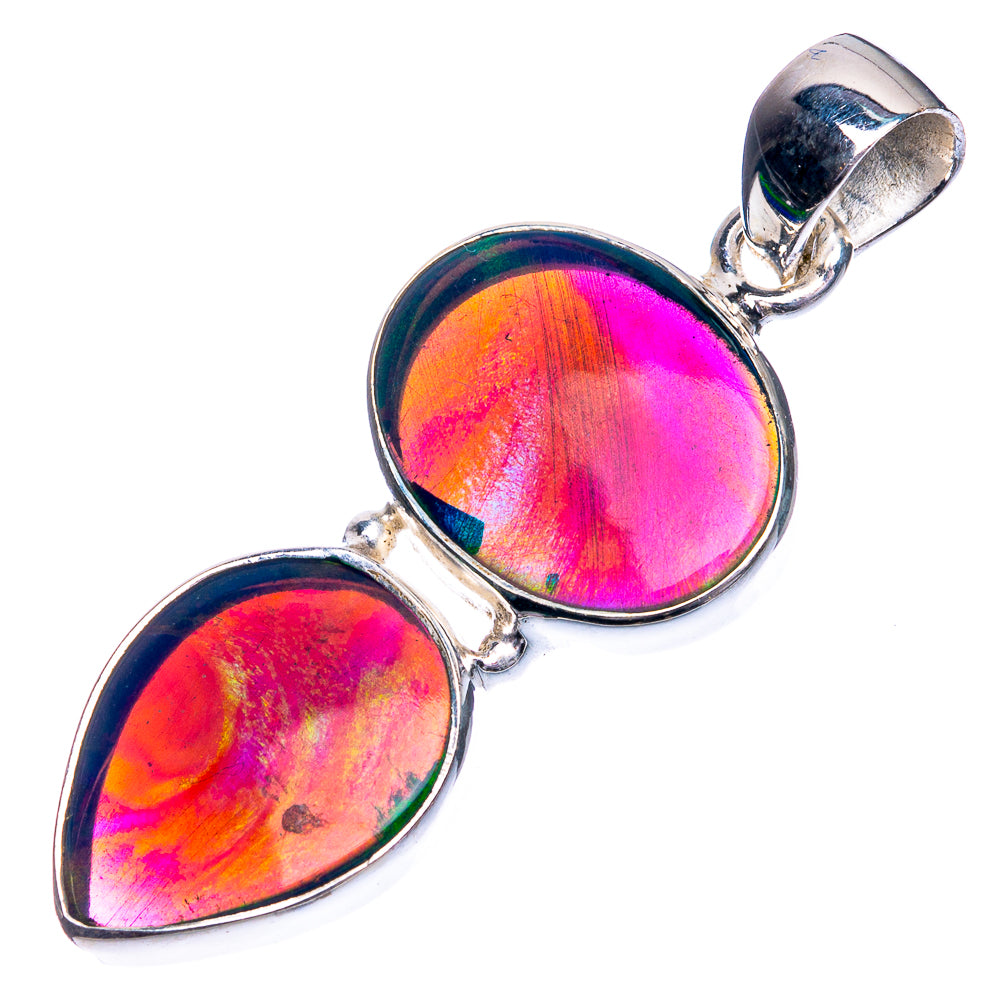 Aura Opal Pendant 1 5/8" (925 Sterling Silver) P39225