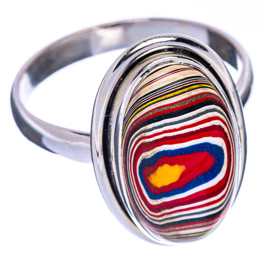 Fordite Ring Size 11.75 (925 Sterling Silver) R144554