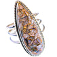 Large Brecciated Ethiopian Opal Ring Size 9 (925 Sterling Silver) RING140003