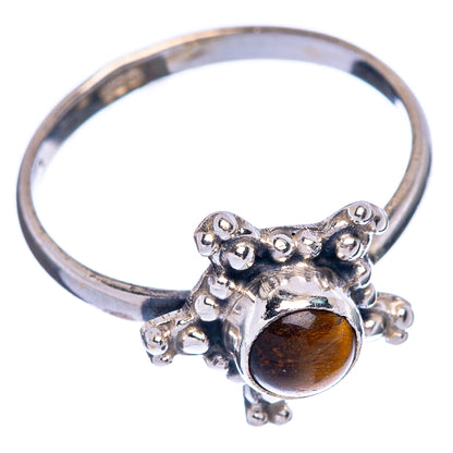Tiger Eye Dainty Ring Size 6 (925 Sterling Silver) R145722