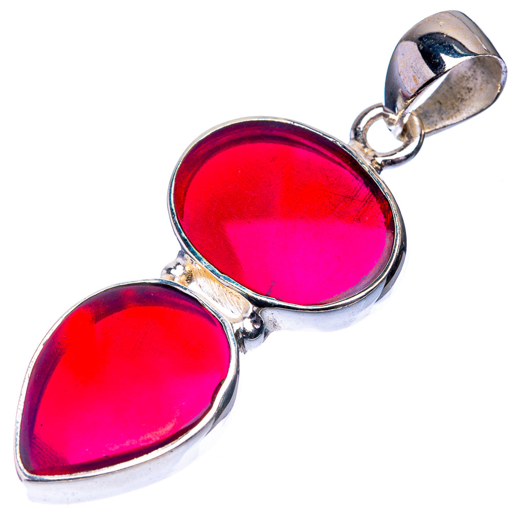 Aura Opal Pendant 1 5/8" (925 Sterling Silver) P39250