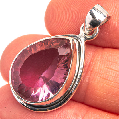 Alexandrite (Lab.) Pendant 1 1/4" (925 Sterling Silver) P38936