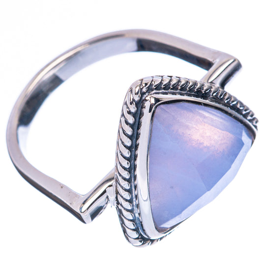 Premium Blue Lace Agate Ring Size 6 (925 Sterling Silver) R3593