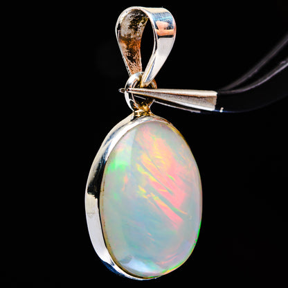 Premium Ethiopian Opal Pendant 1 1/8" (.925 Sterling Silver)