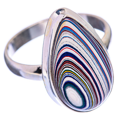Fordite Ring Size 10.75 (925 Sterling Silver) R142858