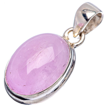 Kunzite Pendant 1 1/8" (.925 Sterling Silver)