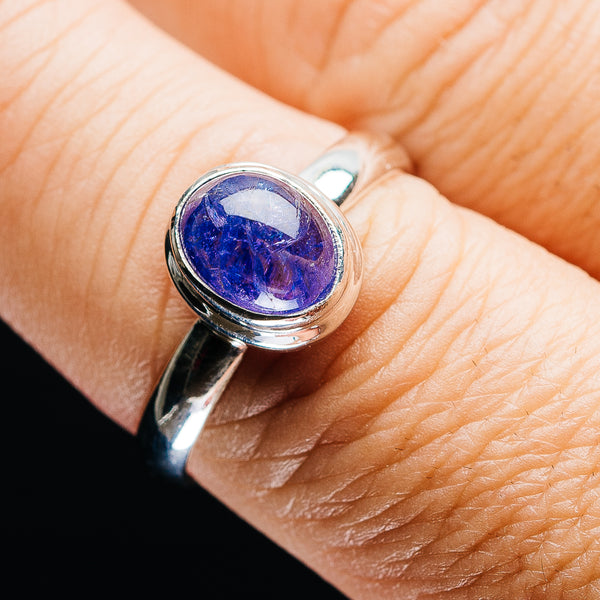 Premium Tanzanite Ring Size 9 (.925 Sterling Silver)