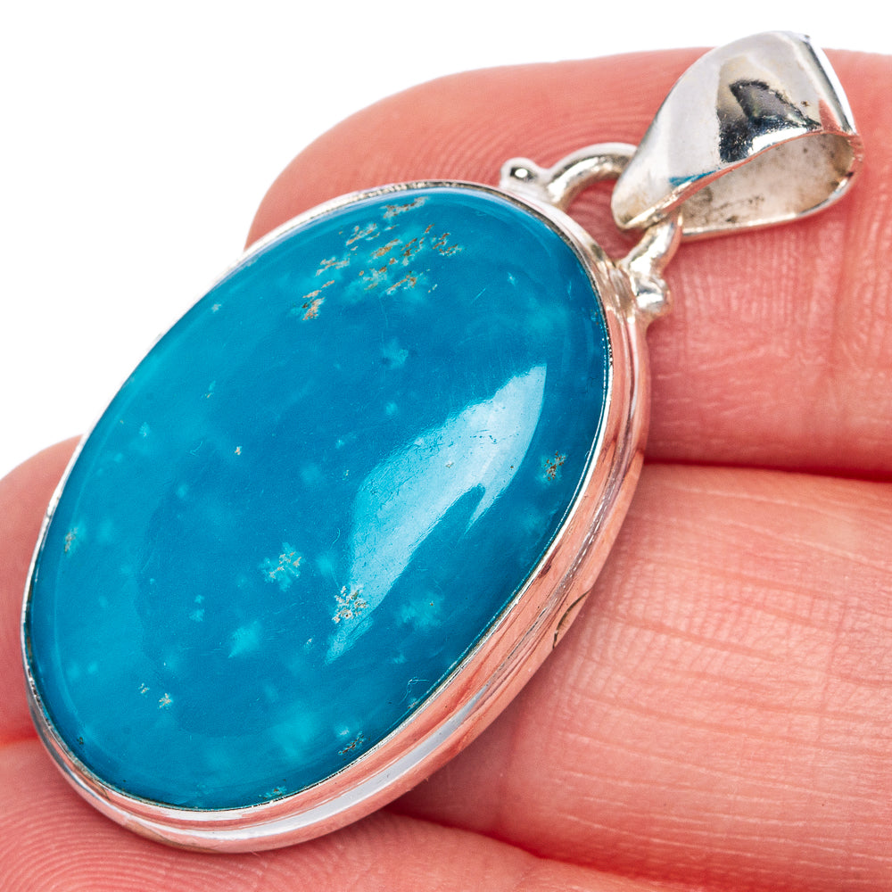 Rare Smithsonite Pendant 1 3/8" (925 Sterling Silver) P40710