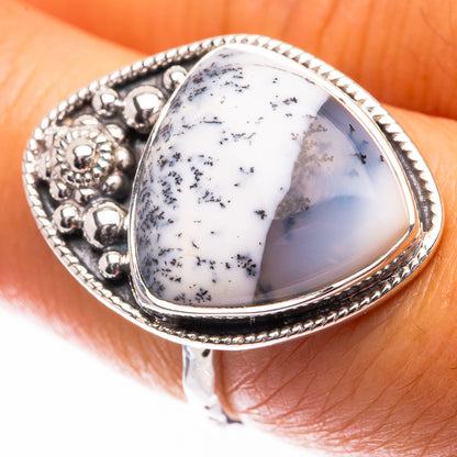 Premium Dendritic Opal Ring Size 7 (925 Sterling Silver) R141805