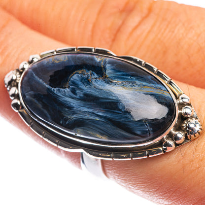 Large Pietersite Ring Size 7.5 (925 Sterling Silver) R144213