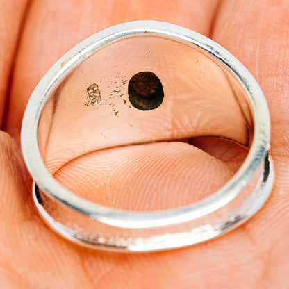 Labradorite Cocktail Ring Size 7.25 (.925 Sterling Silver)