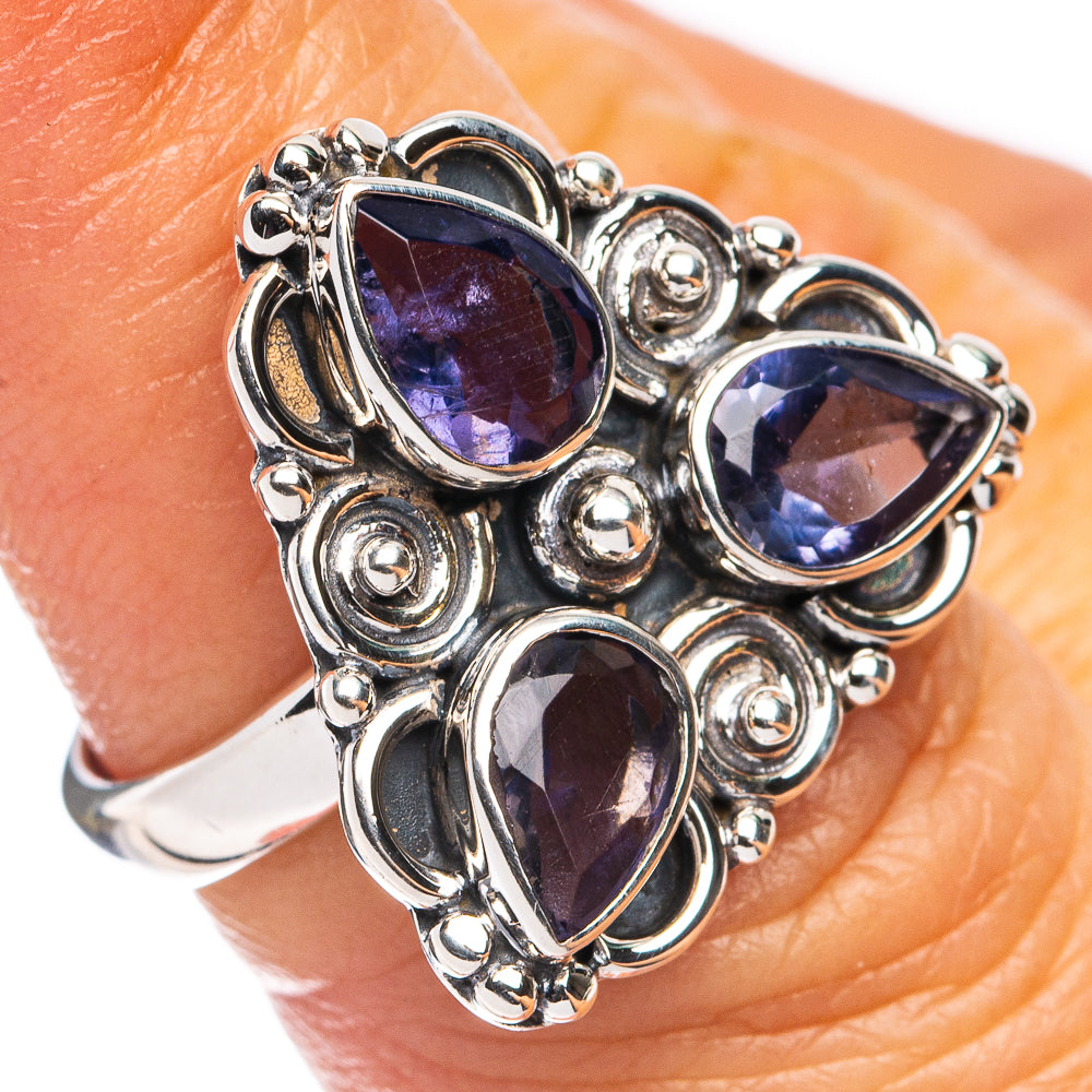 Premium Iolite Ring Size 6 (925 Sterling Silver)