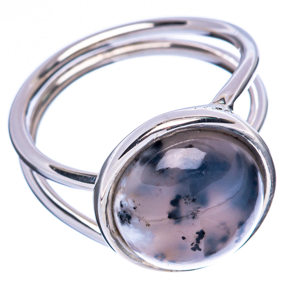 Premium Dendritic Opal 925 Sterling Silver Ring Size 6.75 Ana Co R3480