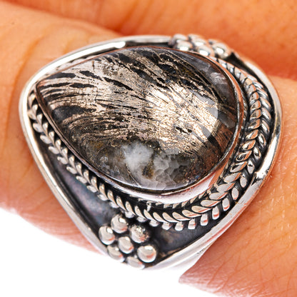 Astrophyllite Ring Size 9 (925 Sterling Silver) R1279