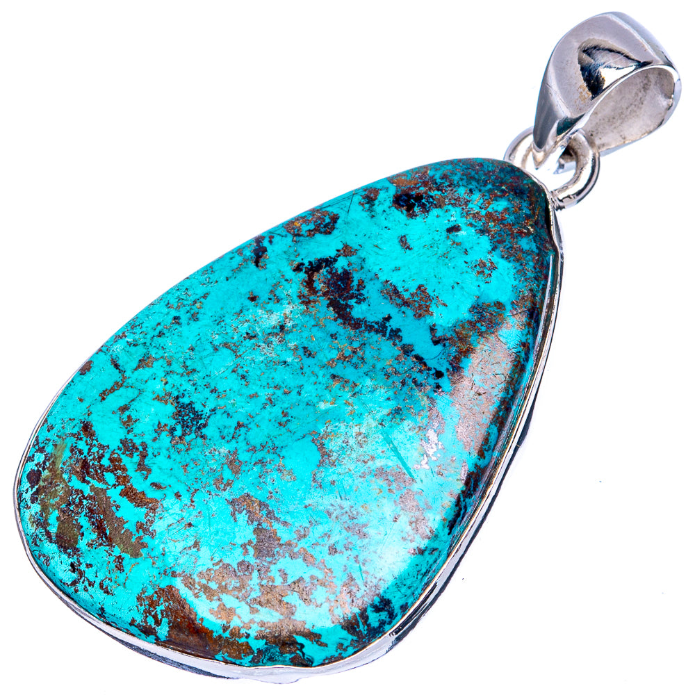 Shattuckite Pendant 1 5/8" (925 Sterling Silver) P42064