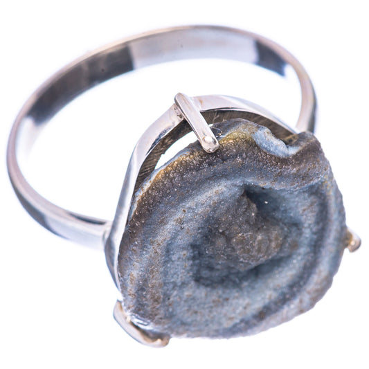 Desert Rose Druzy Ring Size 10 (925 Sterling Silver) R1666