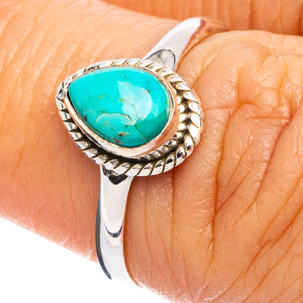 Mohave Turquoise Ring Size 6 (925 Sterling Silver) R8335