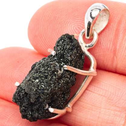 Rare Primalite Crystal Pendant 1 1/8" (.925 Sterling Silver)