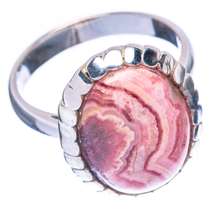 Rhodochrosite Ring Size 7.75 (925 Sterling Silver) R1924