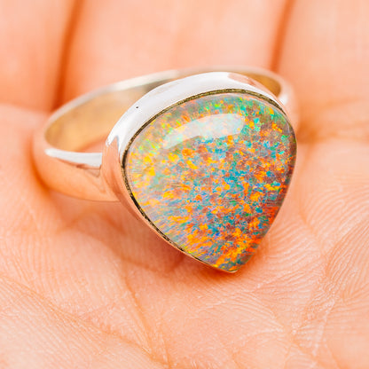 Sterling Opal Ring Size 6.75 (.925 Sterling Silver)