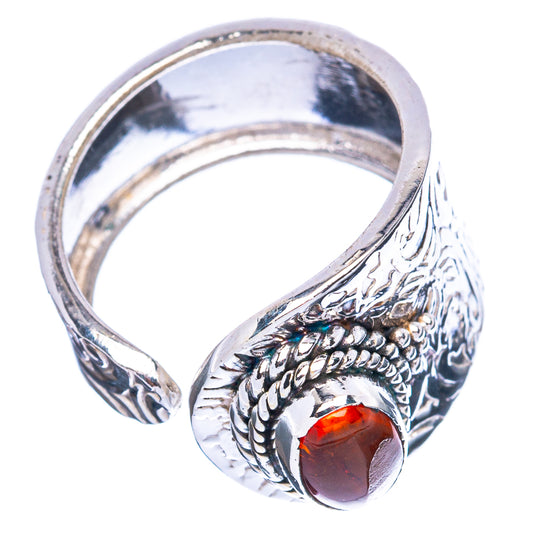 Amber Ring Size 7 (925 Sterling Silver) R3684
