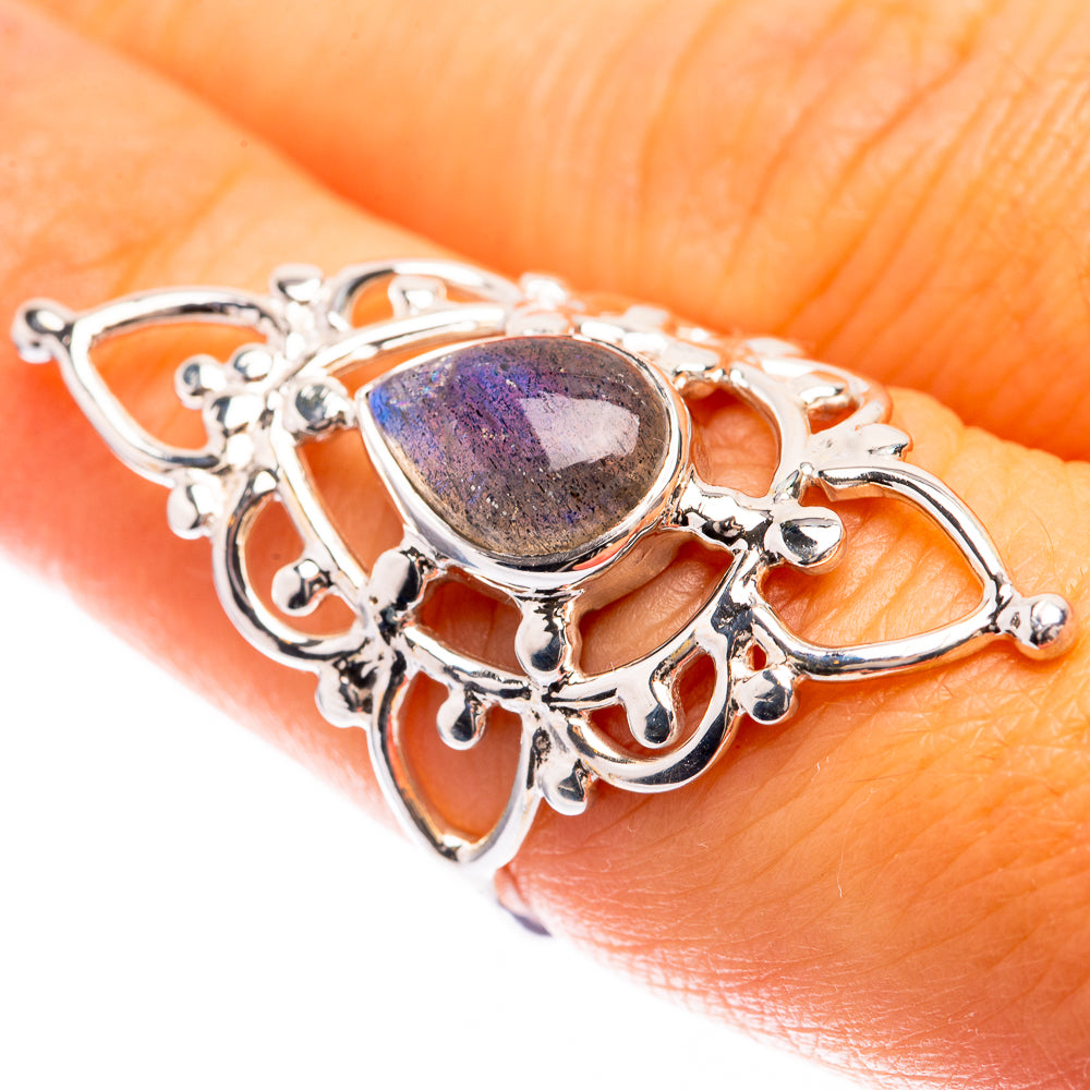 Premium Labradorite Ring Size 7 (925 Sterling Silver) R141733