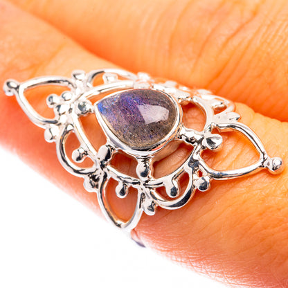 Premium Labradorite Ring Size 7 (925 Sterling Silver) R141733