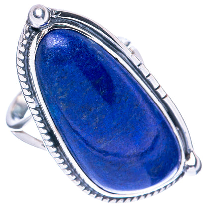 Premium Lapis Lazuli Ring Size 7 (925 Sterling Silver) R2585
