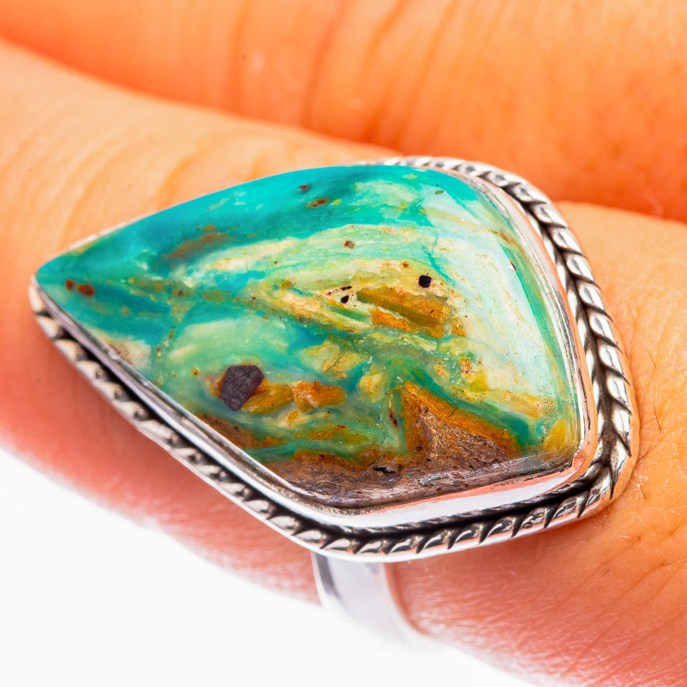 Peruvian Opal Ring Size 8.25 (925 Sterling Silver) R142071