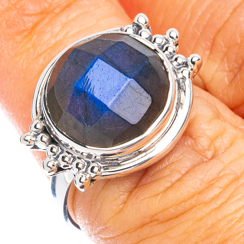 Premium Labradorite Ring Size 5.75 (925 Sterling Silver) R8052