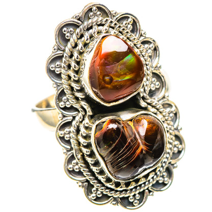 Mexican Fire Agate Ring Size 8 (925 Sterling Silver) RING138851