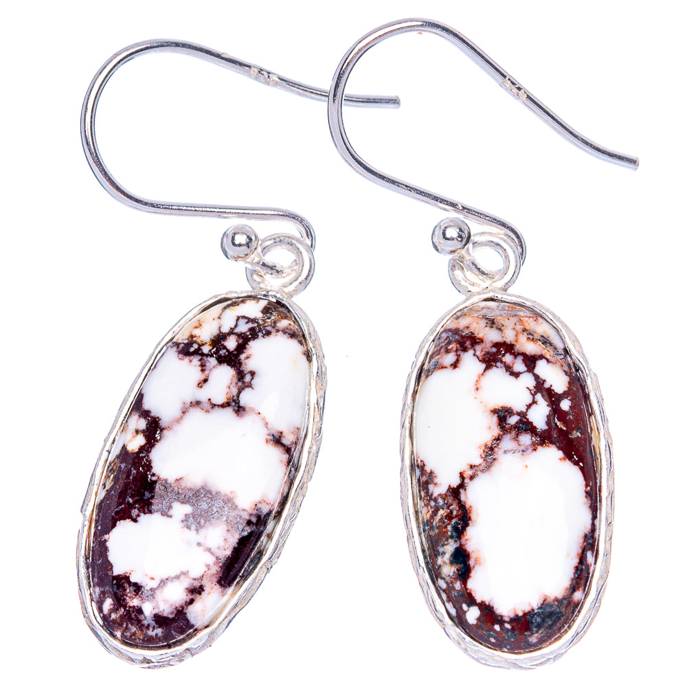 Wild Horse Jasper Earrings 1 3/8" (925 Sterling Silver) E1248