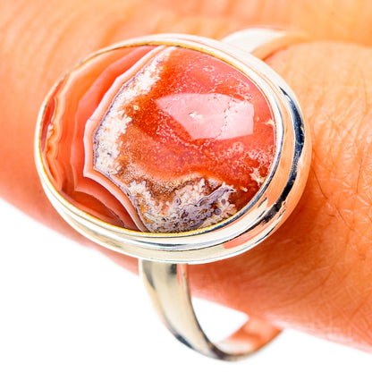 Crazy Lace Agate Ring Size 11.75 (925 Sterling Silver) RING138850