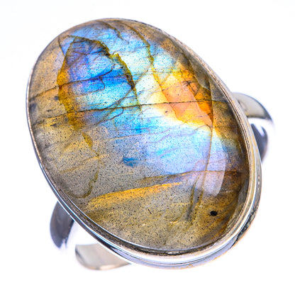 Labradorite Ring Size 11 (925 Sterling Silver) R142397
