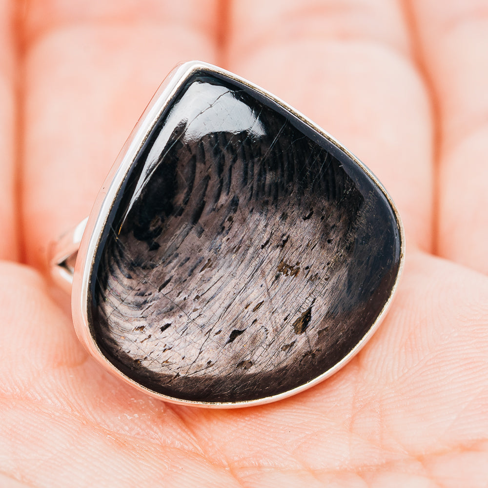 Premium Hypersthene Ring Size 9.5 (.925 Sterling Silver)